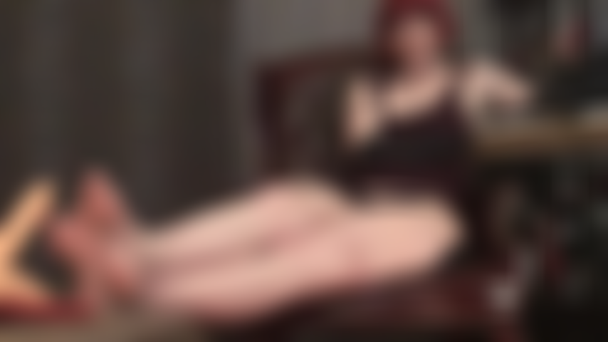 Foot Fetish - Playful bare toes on your hard throbbing cock...